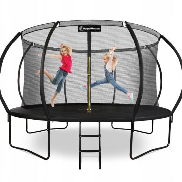 Trampoliny trampolina ogrodowa dla dzieci 14ft z drabinką i siatką Łatwy montaż