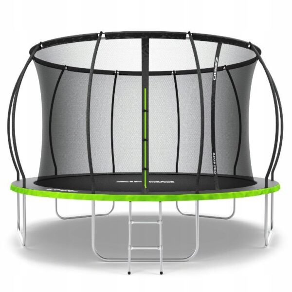 Trampoliny trampolina ogrodowa z siatką wewnętrzną dla dzieci 374cm 12ft zipro